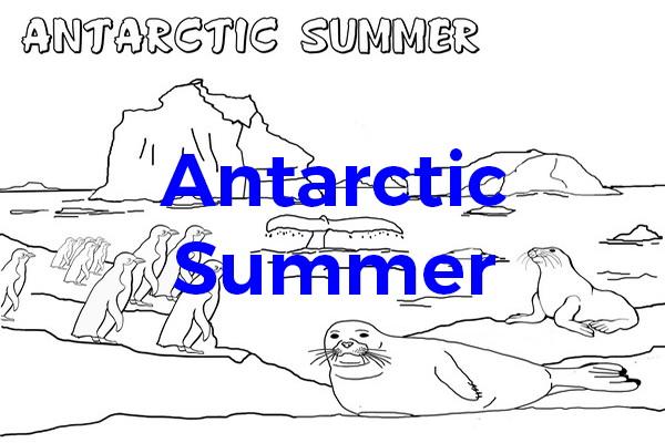 Colouring Antarctic summer